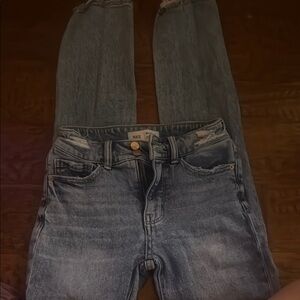 Buckle Blue Skinny Jeans Distressed Look